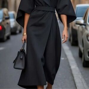 Elegant Black Women's Dress